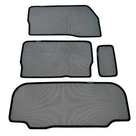 新発売 ジムニーJC74 ノマド 専用設計 レーザーシェード Laser Shades フルセット フロントウインドウ リアサイドウインドウ リアウインドウ 計7枚 サンシェード ジムニー専用シェード 車中泊 遮光 網戸 メッシュ1台フルセット パーツ カスタム
