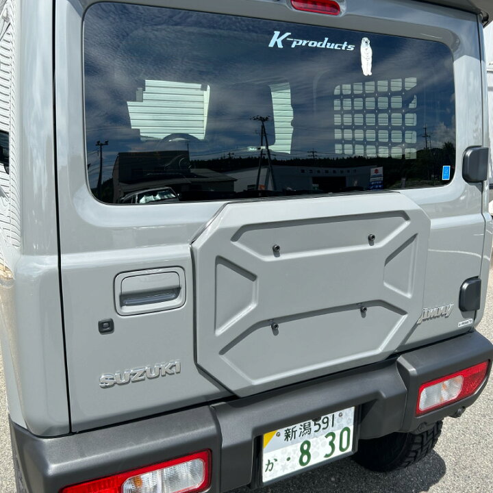 楽天市場】新発売 ジムニー リアゲートカバー FRP （ワイパー無 