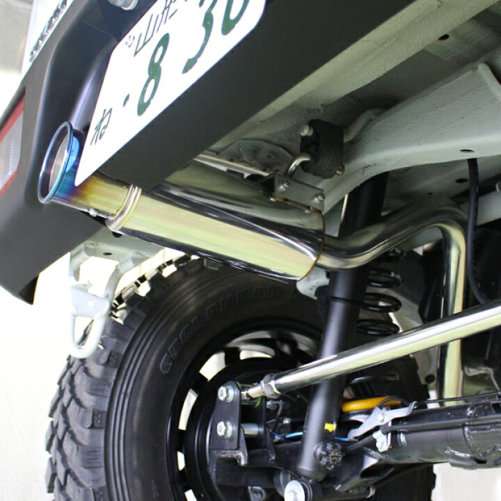 楽天市場】ジムニー JB64 新騒音規制対応 左出しストレートマフラー 