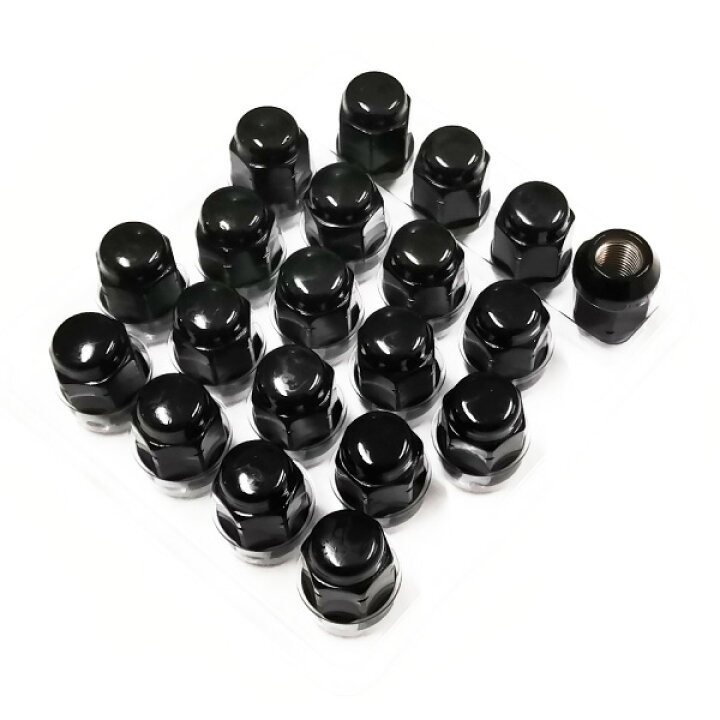 楽天市場】ジムニー タイヤ ホイールナット 黒 20個セット M12X1.25 