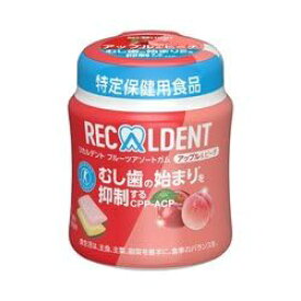 モンデリーズ リカルデント アップル＆ピーチ ボトル 135.2g×6個