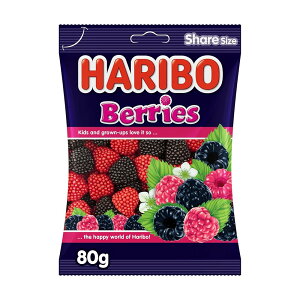 Haribo �n���{�[ �x���[�Y 80g × 4��