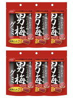 ノーベル製菓 男梅グミ 38g×6個