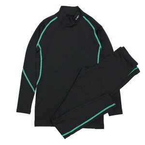 スポーツインナー 上下セット レディース OP ストレッチ 長袖 ハイネック レギンス フィットネス コンプレッション