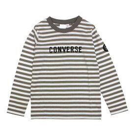 Tシャツ 長袖 キッズ コンバース CONVERSE 綿100% 男の子 子供 カットソー ロンT 長袖Tシャツ