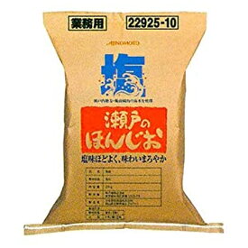 AJINOMOTO　味の素　瀬戸のほんじお　25kg×1袋
