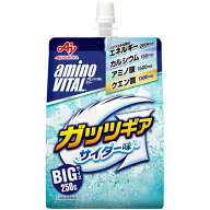 味の素　「アミノバイタル」ゼリードリンクガッツギア　サイダー味　250g×24個