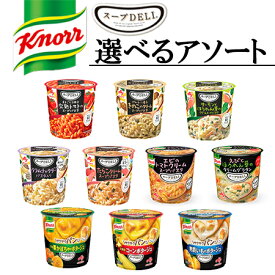 味の素　選べる24個セット クノール スープDELI 6個入り×4ケース　合計24食入セット カップスープ インスタントスープ スープデリ