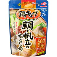 味の素　鍋キューブ　鯛と帆立の極みだし鍋　7個入　60g×24個