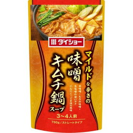 ダイショー　味噌キムチ鍋スープ　750g×10袋