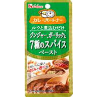 ハウス食品　カレーパートナー　ジンジャー、ガーリックと7種のスパイスペースト　40g　10×8個　合計80個
