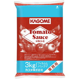 カゴメ　トマトソース3kgフィルム×4個 パスタソース 洋食 調味料