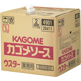 カゴメ　ウスターソース業務用（JAS標準）20Lパック×1個 調味料 とんかつ ソース