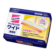【1ケース】花王　クイックルワイパー　ドライシート　業務用　50枚入り×12袋
