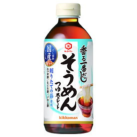 キッコーマン　香る一番だし　そうめんつゆ　500ml×12個