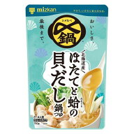 ミツカン　〆まで美味しい 　北海道産ほたてと蛤の貝だし鍋つゆ　ストレート　750g×12個