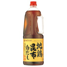 ミツカン　地鶏昆布白だし　1．8L×6本