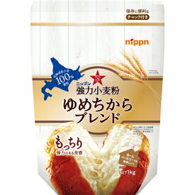 ニップン　強力小麦粉ゆめちからブレンド　1kg×12個