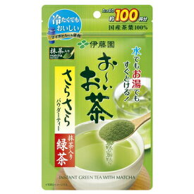 【1ケース】伊藤園　おーいお茶　抹茶入りさらさら緑茶　80g（約100杯分）×6袋　日本茶　緑茶　まとめ買い
