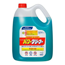 【1ケース】花王　kaoパワークリーナー　4.5L×4本