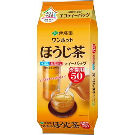 伊藤園　ワンポット　エコティーバッグ　ほうじ茶　3.5g　50バッグ×10個