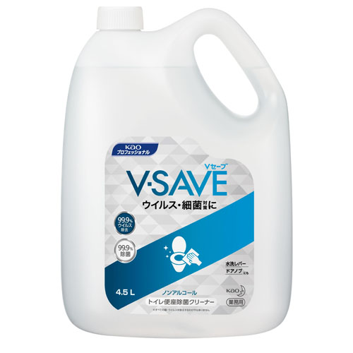 花王 V-SAVE ヴイセーブ 最大82％オフ！ 4.5L×1本 卸売 便座除菌クリーナー