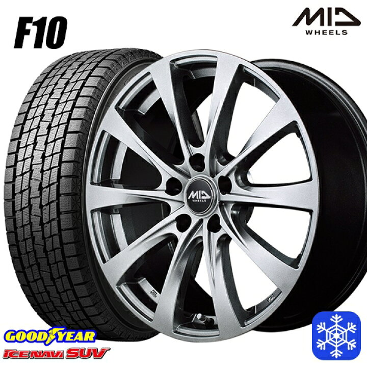 楽天市場】スタッドレスタイヤホイール4本セット 225/65R17 ハリアー 