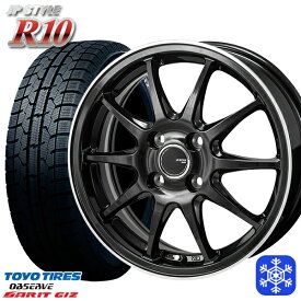 【取付対象】175/70R14 ヤリス ヴィッツ 2021～2022年製 トーヨー ガリット ギズ MONZA JPスタイル R10 14インチ 5.5J 4H100 スタッドレスタイヤホイール4本セット