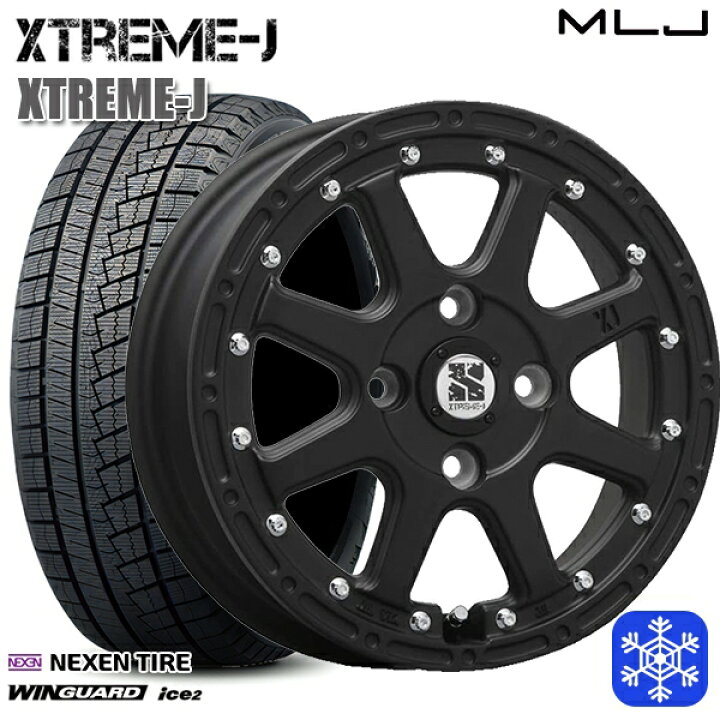 楽天市場】スタッドレスタイヤホイール4本セット 165/55R14 モコ 