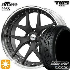 【取付対象】ベンツ Eクラス/CLS F) 245/35R20 95W XL R) 275/30R20 97W XL ニットー インヴォ INVO TWS EXlete 205S フラットショットブラック 20インチ 8.5J 9.5J 5H112 サマータイヤホイールセット