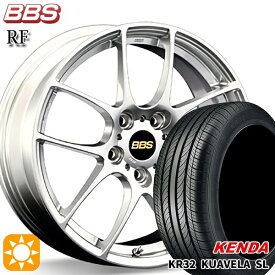 【取付対象】C-HR カローラクロス 215/60R17 96H ケンダ クアヴェラ KR32 BBS RF ダイヤモンドシルバー（DS） 17インチ 7.0J 5H114.3 サマータイヤホイールセット