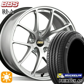 【取付対象】ボルボ XC40 235/55R18 104V XL ミシュラン プライマシー4プラス BBS RI-A ダイヤモンドシルバー（DS） 18インチ 8.5J 5H108 サマータイヤホイールセット