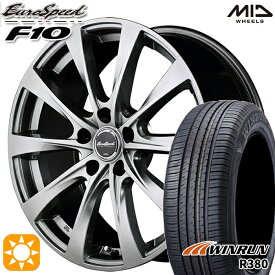 【取付対象】マツダ6 エクストレイル 225/60R18 104V XL ウィンラン R380 MID ユーロスピード F10 メタリックグレー 18インチ 7.5J 5H114.3 サマータイヤホイールセット