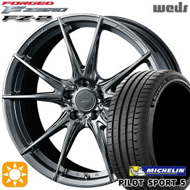 【最大2,000円OFFクーポン】アクセラ アテンザ 215/45R18 93Y XL ミシュラン パイロットスポーツ5 Weds ウェッズ 鍛造 F ZERO FZ-2 ダイヤモンドブラック 18インチ 7.5J 5H114.3 サマータイヤホイールセット