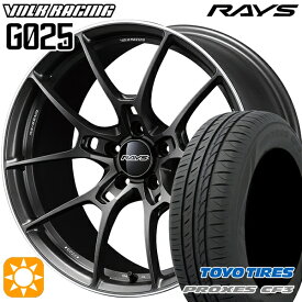 【取付対象】ジェイド アクセラ 225/40R18 92W XL トーヨー プロクセス CF3 RAYS ボルクレーシング G025 MK 18インチ 7.5J 5H114.3 サマータイヤホイールセット