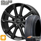 【取付対象】205/65R15 94V ウィンラン R380 コーセイ クレイシズ GC36F グロッシーブラック 15インチ 6.0J 5H114.3 サマータイヤホイールセット