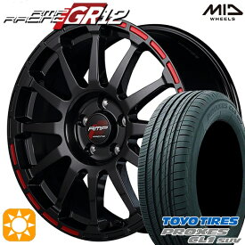 【最大2,000円OFFクーポン】C-HR ヴェゼル 225/50R18 95W トーヨー プロクセス CL1 SUV MID RMPレーシング GR12 クリスタルブラック/ストロボレッド 18インチ 7.5J 5H114.3 サマータイヤホイールセット