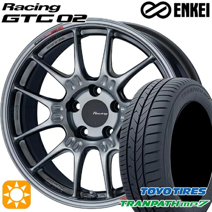 楽天市場】215/55R17 94V トーヨー トランパス mp7 ENKEI エンケイ 