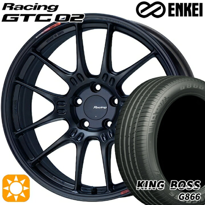 楽天市場】【取付対象】235/50R18 101W XL キングボス G866 ENKEI 