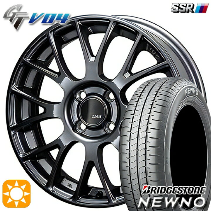 楽天市場】195/55R16 87V ブリヂストン ニューノ SSR GTV04 メタリック 