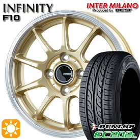 【取付対象】マツダ2 ノート 185/65R15 88S ダンロップ エナセーブ EC202L インターミラノ インフィニティ F10 GL/RP 15インチ 5.5J 4H100 サマータイヤホイールセット