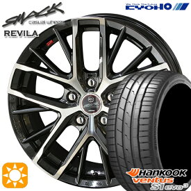 【取付対象】215/40R18 89Y XL ハンコック veNtus S1 evo3 K127 KYOHO スマック レヴィラ 18インチ 7.0J 5H100 サマータイヤホイールセット