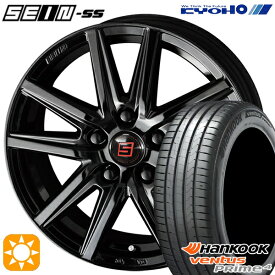 【最大2,000円OFFクーポン】195/65R16 92V ハンコック veNtus PRime4 K135 KYOHO ザイン SS ソリッドブラック 16インチ 6.5J 5H100 サマータイヤホイールセット