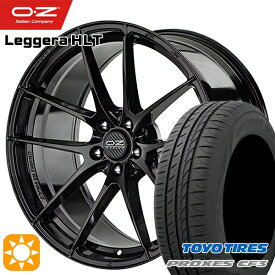 4/24-4/27 P5倍！ベンツ Aクラス/CLA 225/45R18 95W XL トーヨー プロクセス CF3 OZ レッジェーラ HLT グロスブラック 18インチ 8.0J 5H112 サマータイヤホイールセット