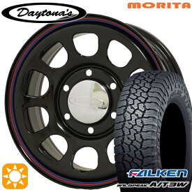 6/11までポイント5倍！195/80R15 107/105N ファルケン ワイルドピークA/T3W MRT デイトナS ブラック 15インチ 6.5J 6H139.7 サマータイヤホイールセット