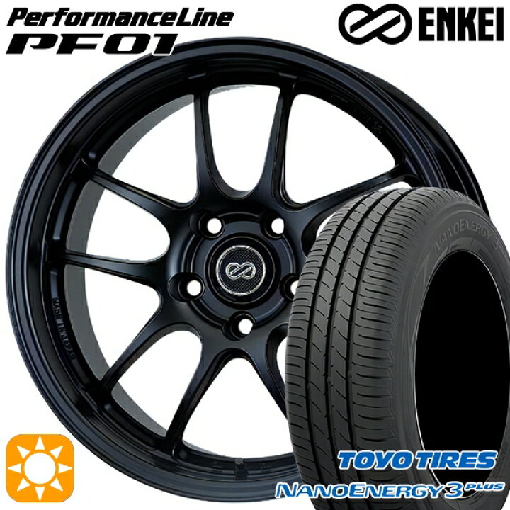 楽天市場】215/45R17 87W トーヨー ナノエナジー3プラス ENKEI 