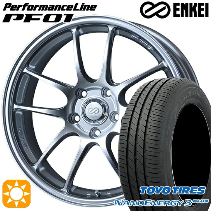 楽天市場】215/50R17 91V トーヨー ナノエナジー3プラス ENKEI 