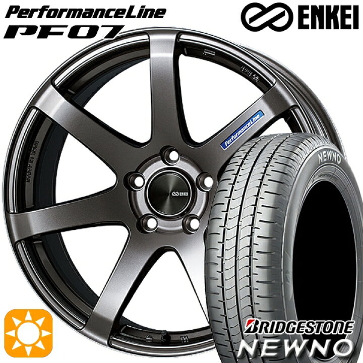 楽天市場】【取付対象】225/60R17 99H ブリヂストン ニューノ ENKEI 