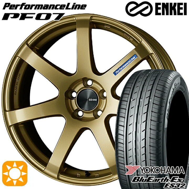 楽天市場】165/50R16 75V ヨコハマ ブルーアース ES32 ENKEI エンケイ 