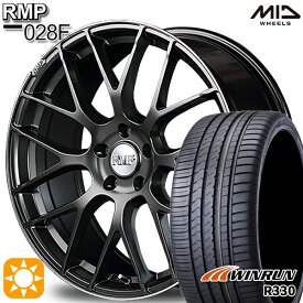 4/24-4/27 P5倍！245/40R21 100W XL ウィンラン R330 MID RMP 028F セミグロスGM/リムDCロゴMC 21インチ 9.0J 5H114.3 サマータイヤホイールセット